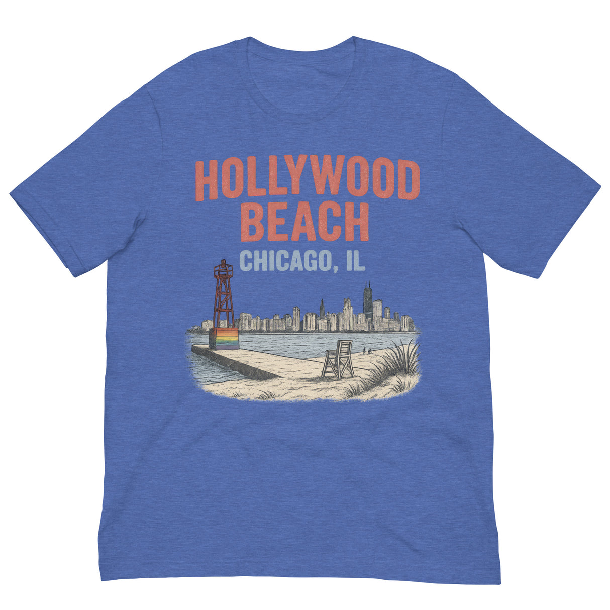 Hollywood Beach-T-Shirts-Swish Embassy