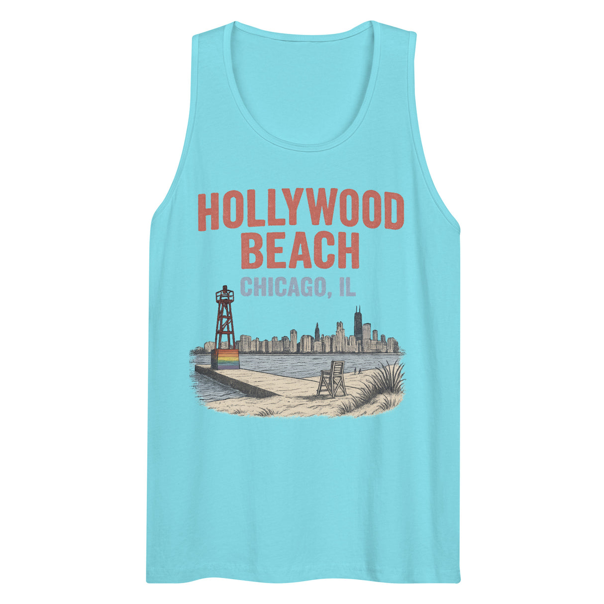 Hollywood Beach (Tank Top)-Tank Top (Staging)-Swish Embassy