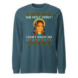 Holy Spirit? I Don't Know Her (Ugly Christmas)-T-Shirts-Swish Embassy