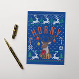 Horny (Greeting Card)-Greeting Card-Swish Embassy