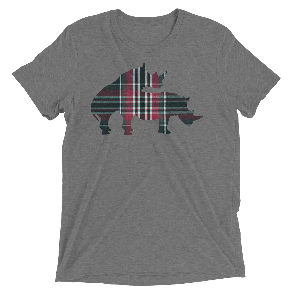 Horny Tartan (Triblend)-Triblend T-Shirt-Swish Embassy