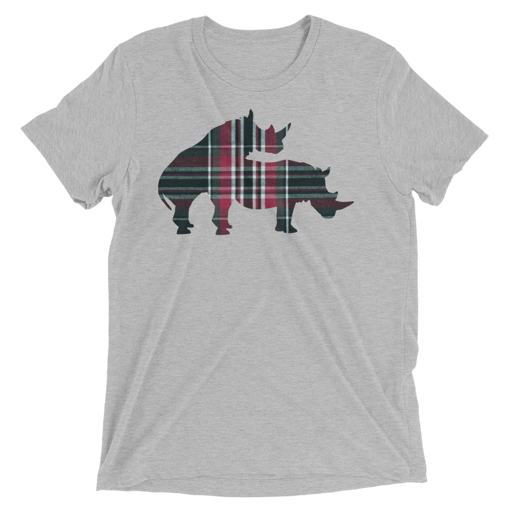 Horny Tartan (Triblend)-Triblend T-Shirt-Swish Embassy