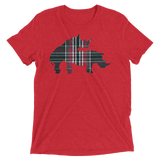 Horny Tartan (Triblend)-Triblend T-Shirt-Swish Embassy