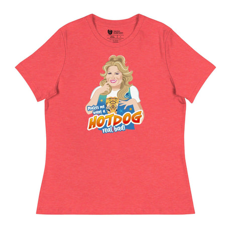 Hot Dog (Women's Relaxed T-Shirt)-Women's T-Shirts-Swish Embassy