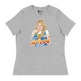 Hot Dog (Women's Relaxed T-Shirt)-Women's T-Shirts-Swish Embassy