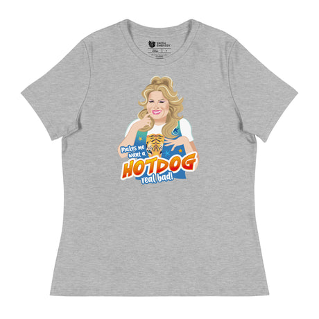 Hot Dog (Women's Relaxed T-Shirt)-Women's T-Shirts-Swish Embassy