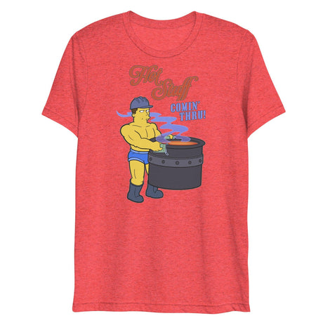 Hot Stuff Comin’ Thru (Triblend)-Triblend T-Shirt-Swish Embassy