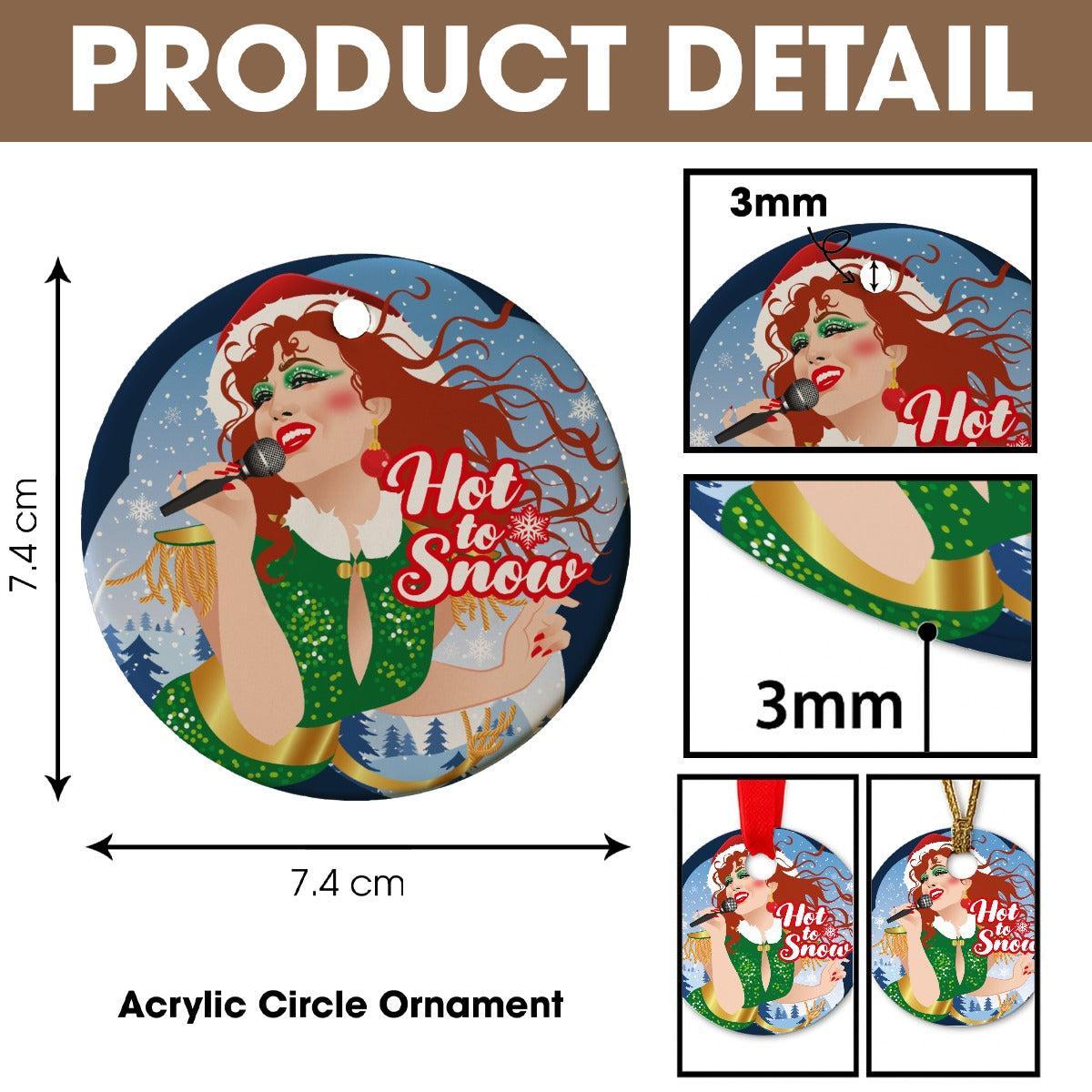 Hot To Snow (Ceramic Holiday Keepsake)-Ceramic Holiday Keepsake-Swish Embassy