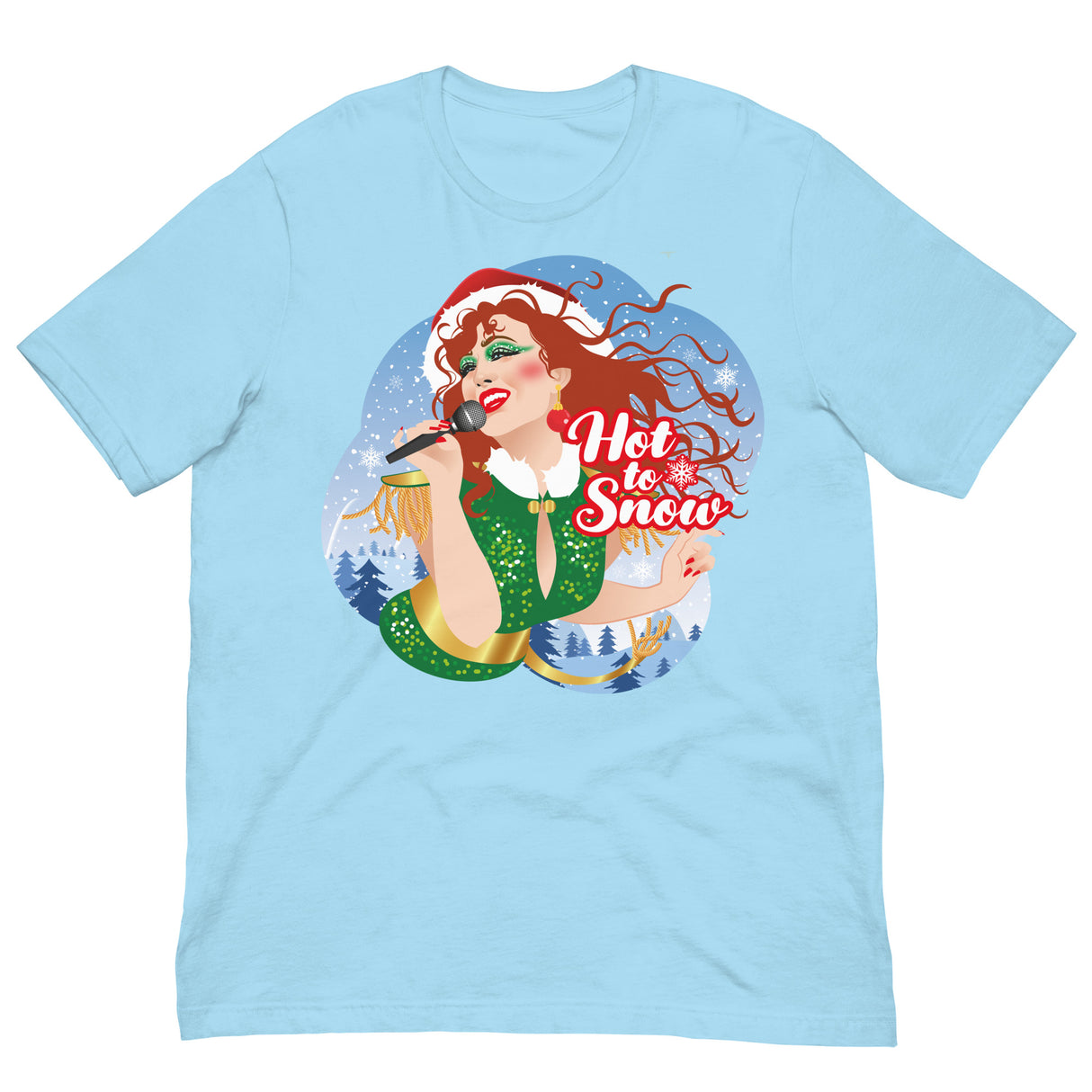 Hot To Snow-Christmas T-Shirts-Swish Embassy