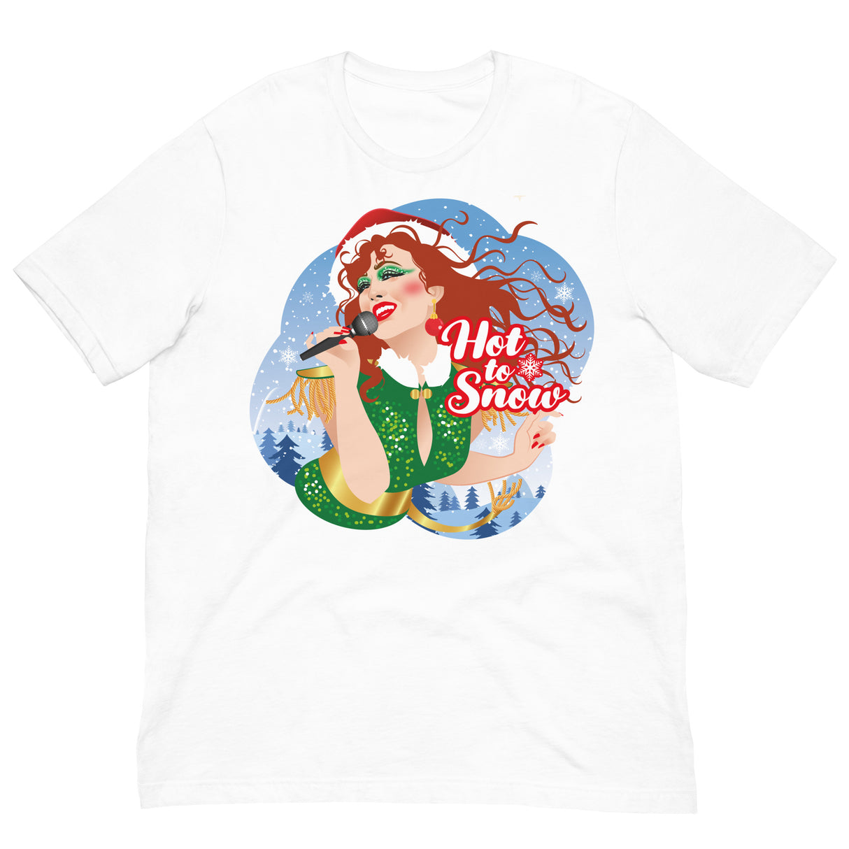 Hot To Snow-Christmas T-Shirts-Swish Embassy