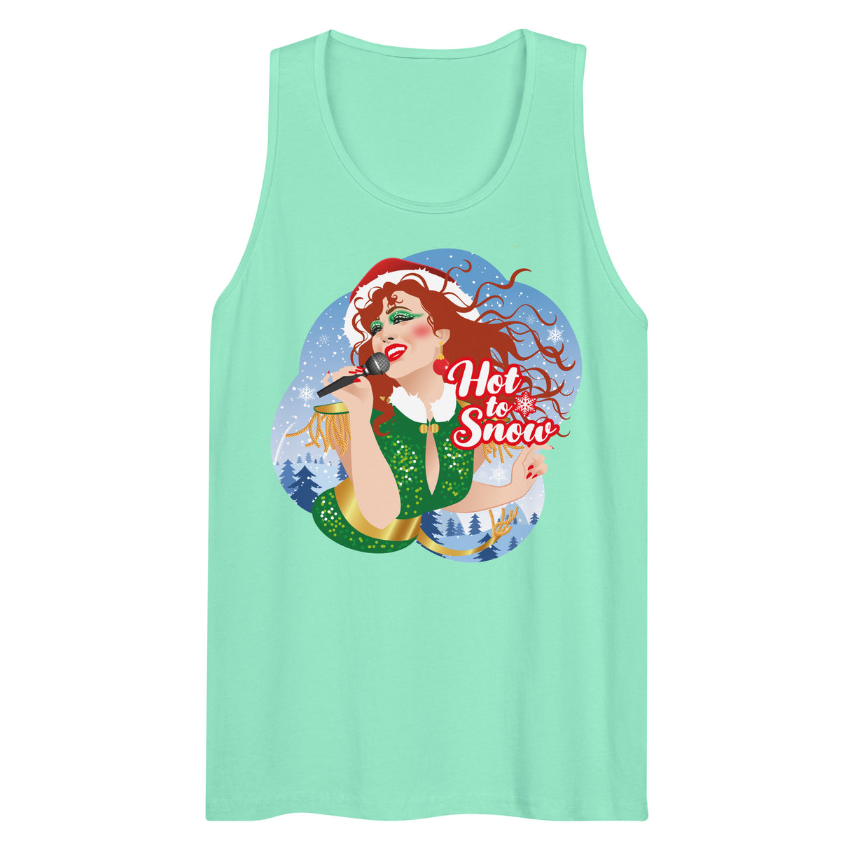 Hot To Snow (Tank top)-Tank Top-Swish Embassy