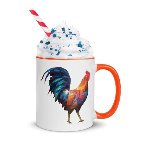 Huge Polygon Rooster (Mug)-Mugs-Swish Embassy