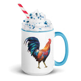 Huge Polygon Rooster (Mug)-Mugs-Swish Embassy