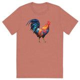 Huge Polygon Rooster (Retail Triblend)-Triblend T-Shirt-Swish Embassy