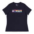 Human (Women's Relaxed T-Shirt)-Women's T-Shirts-Swish Embassy