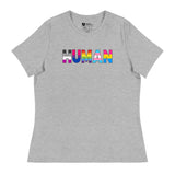 Human (Women's Relaxed T-Shirt)-Women's T-Shirts-Swish Embassy