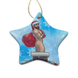 Hurry Down The Chimney (Ceramic Holiday Keepsake)-Ceramic Holiday Keepsake-Swish Embassy