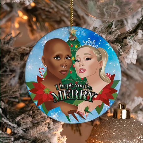 I Hope You're Merry (Ceramic Holiday Keepsake)-Ceramic Holiday Keepsake-Swish Embassy