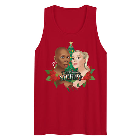I Hope You're Merry (Tank top)-Tank Top-Swish Embassy