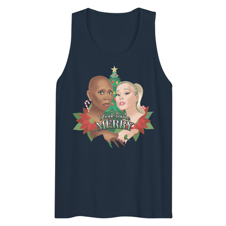 I Hope You're Merry (Tank top)-Tank Top-Swish Embassy