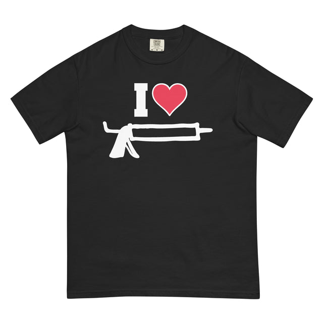 I Love Caulk (Boxy Tee)-Boxy T-Shirt-Swish Embassy