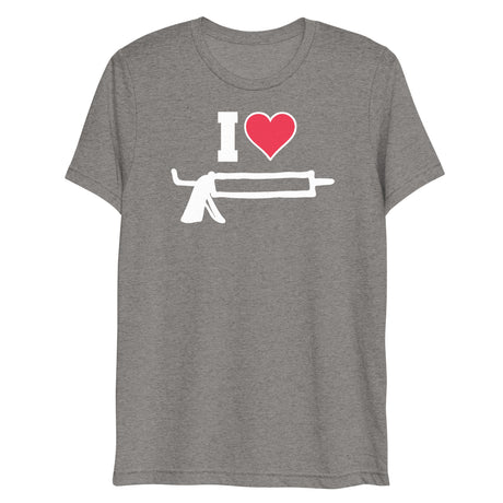I Love Caulk (Triblend)-Triblend T-Shirt-Swish Embassy