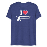 I Love Caulk (Triblend)-Triblend T-Shirt-Swish Embassy