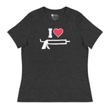 I Love Caulk (Women's Relaxed T-Shirt)-Women's T-Shirts-Swish Embassy