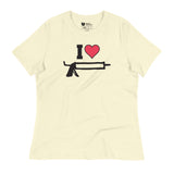 I Love Caulk (Women's Relaxed T-Shirt)-Women's T-Shirts-Swish Embassy