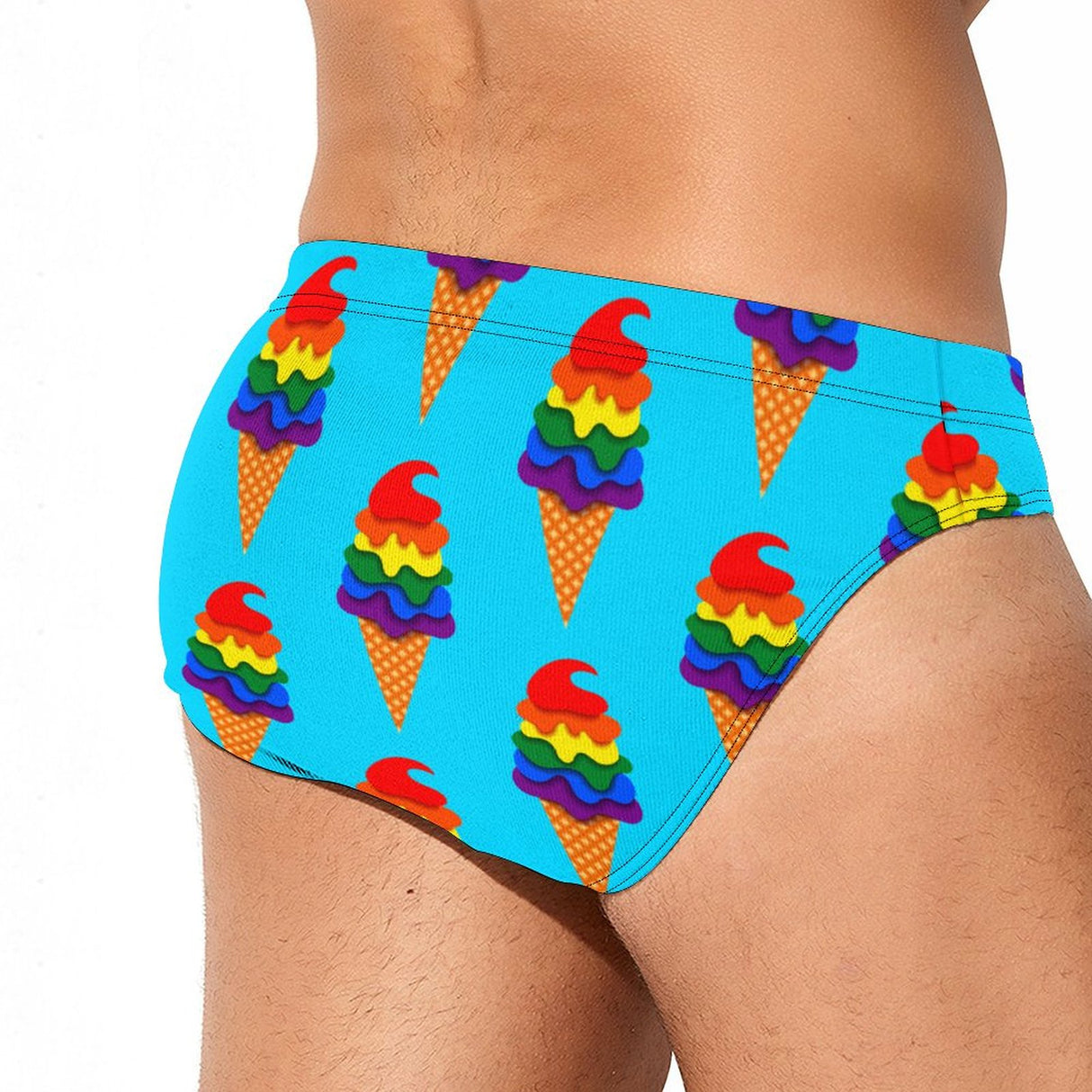 Ice Cream (Swim Briefs)-Swim Briefs-Swish Embassy
