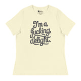 I'm a F*cking Delight (Women's Relaxed T-Shirt)-Women's T-Shirts-Swish Embassy