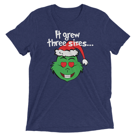 It Grew Three Sizes (Triblend)-Triblend T-Shirt-Swish Embassy