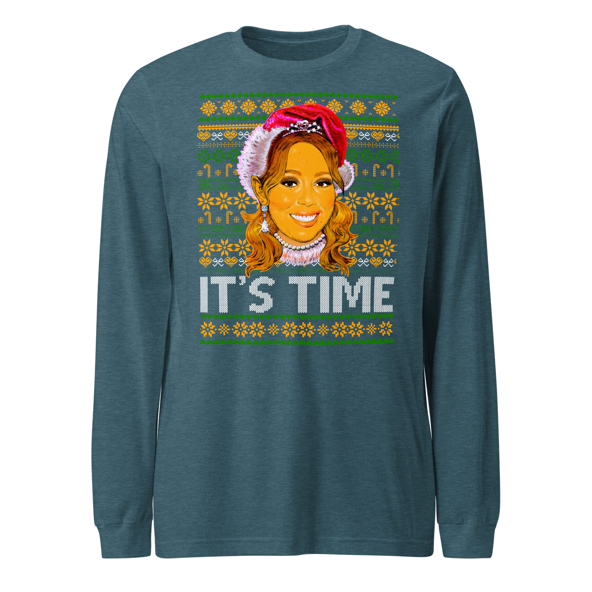 It's Time (Ugly Christmas)-Christmas T-Shirts-Swish Embassy