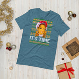 It's Time (Ugly Christmas)-T-Shirts-Swish Embassy