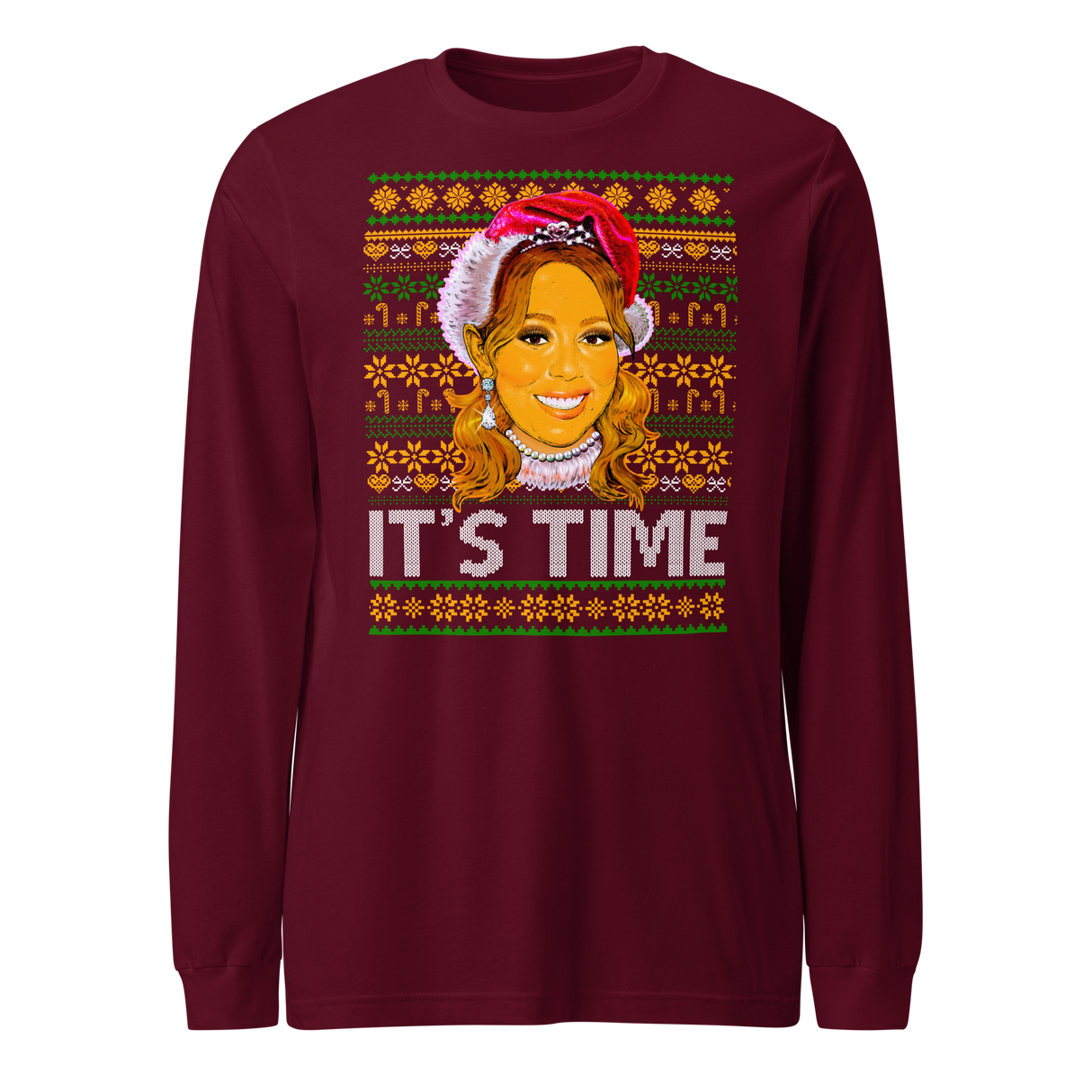 It's Time (Ugly Christmas)-T-Shirts-Swish Embassy