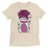 Kitty Girl (Triblend)-Triblend T-Shirt-Swish Embassy