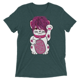 Kitty Girl (Triblend)-Triblend T-Shirt-Swish Embassy