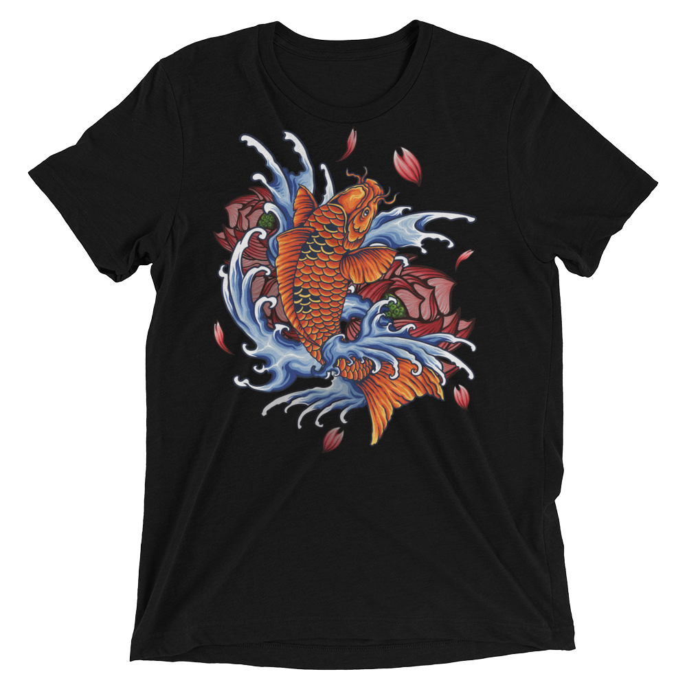 Koi (Triblend)-Triblend T-Shirt-Swish Embassy