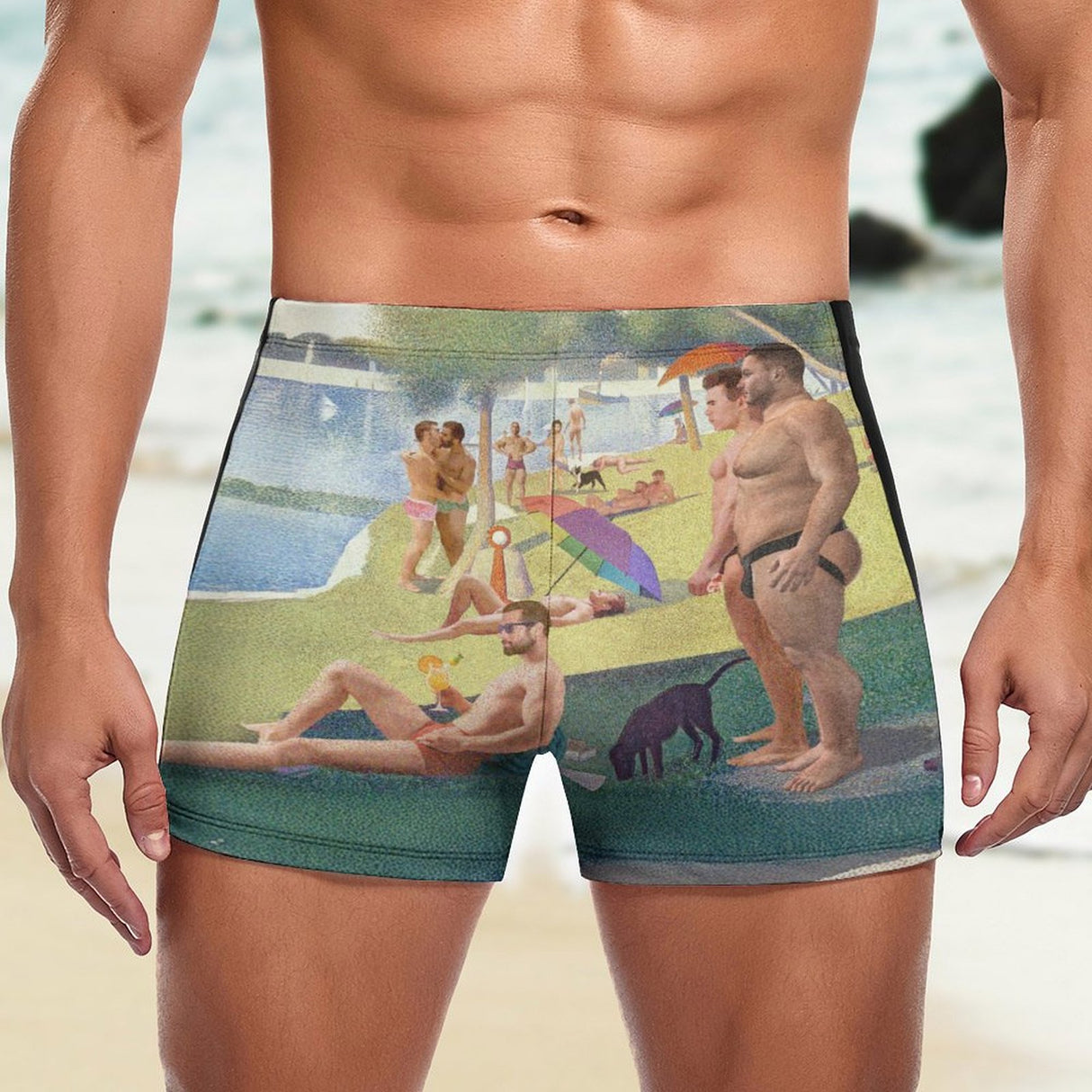 La Grande Jock (Square Cut Trunks)-Square Cut Trunks-Swish Embassy