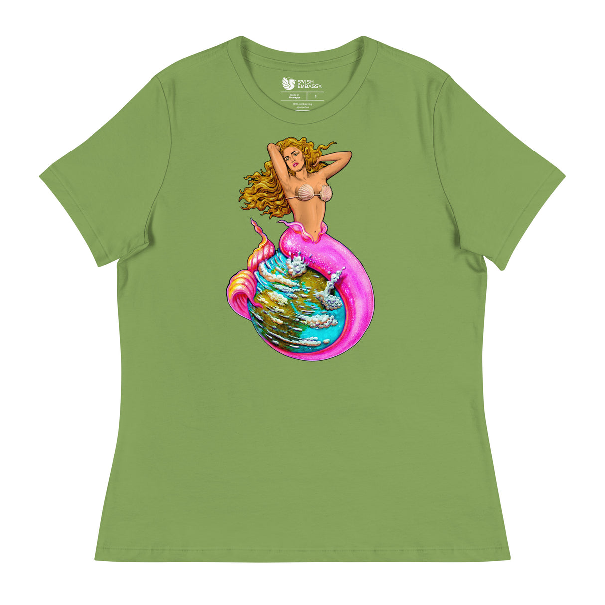 La Isla Sirena (Women's Relaxed T-Shirt)-Women's T-Shirts-Swish Embassy