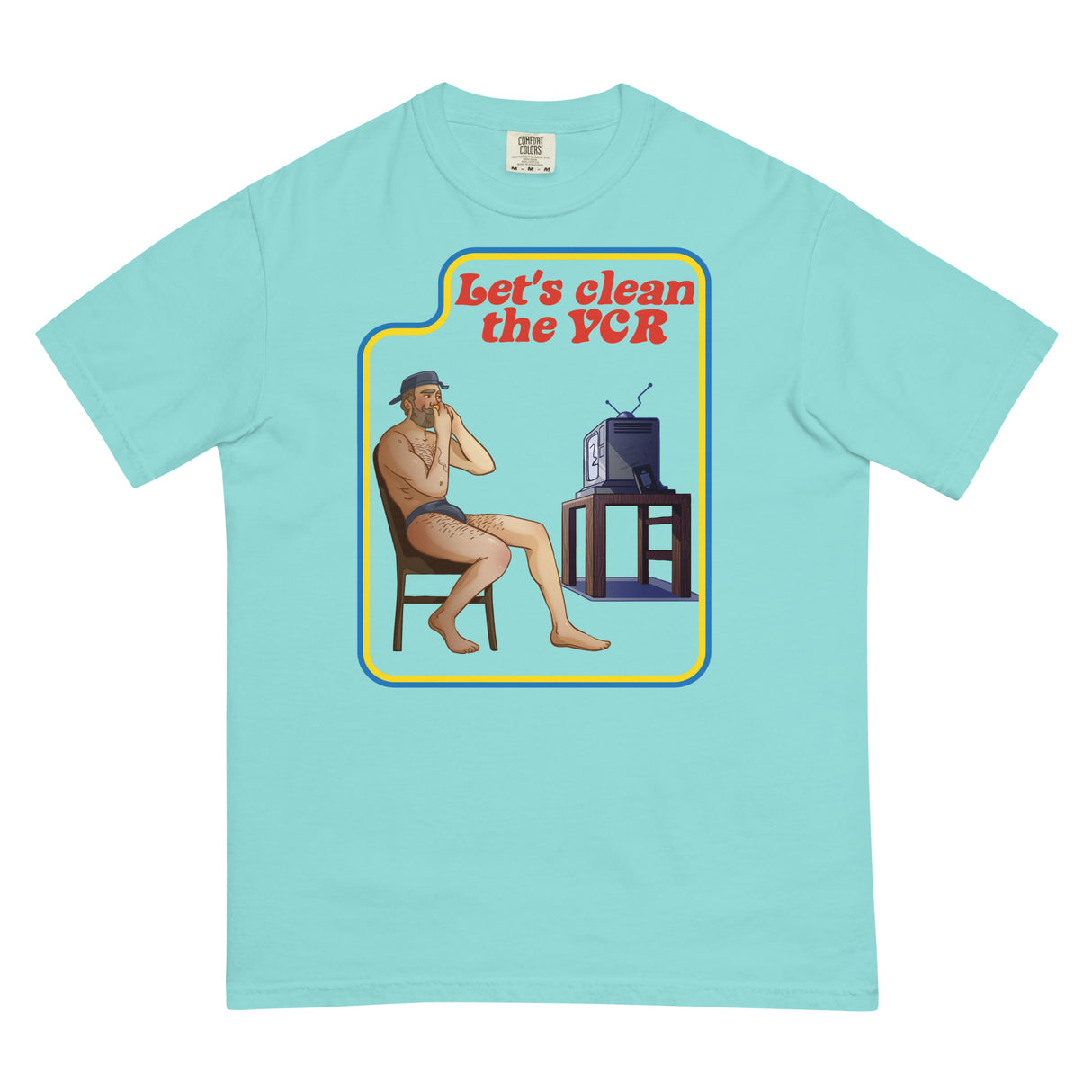 Let'S Clean The Vcr (Boxy Tee)-Boxy T-Shirt-Swish Embassy