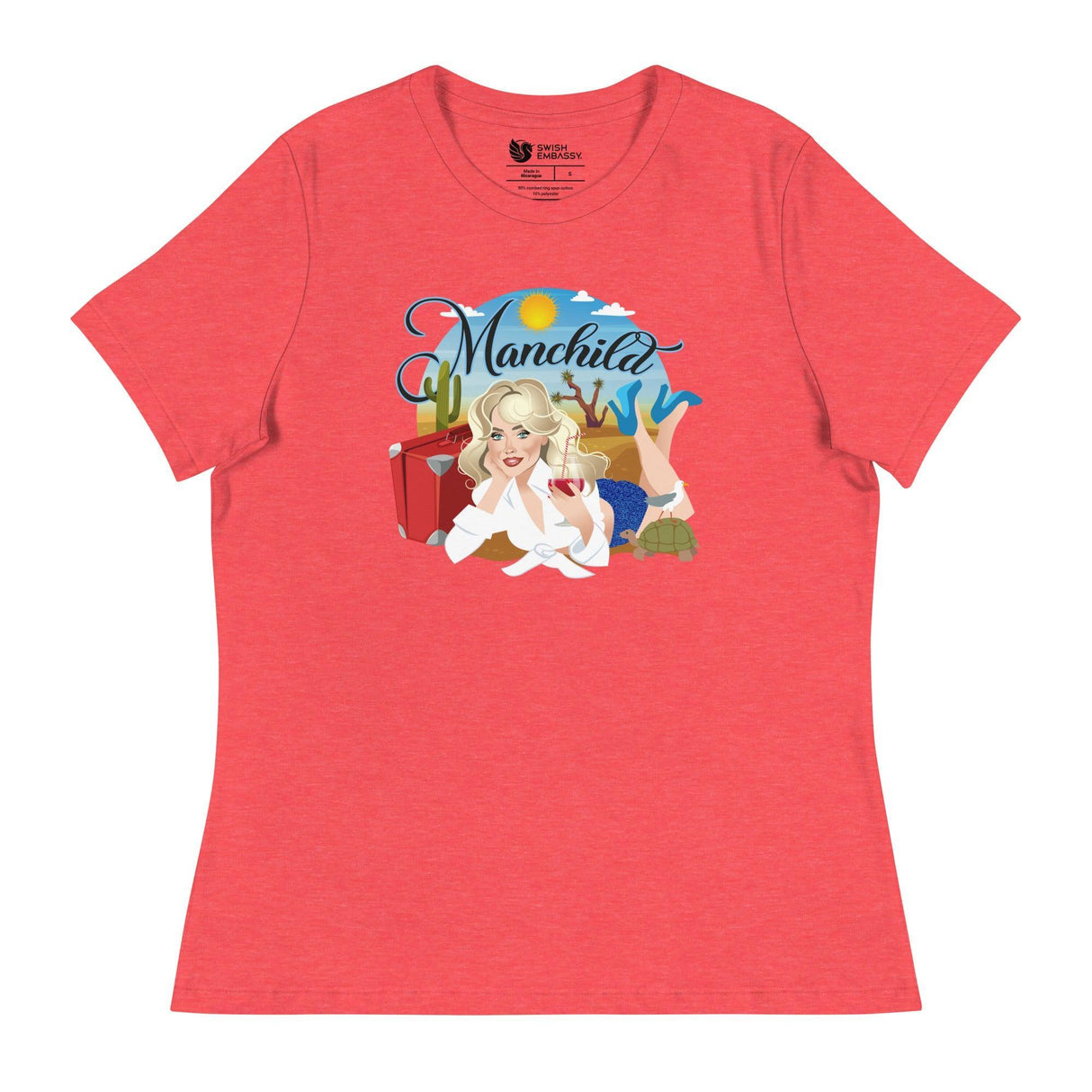 Manchild (Women's Relaxed T-Shirt)-Women's T-Shirts-Swish Embassy