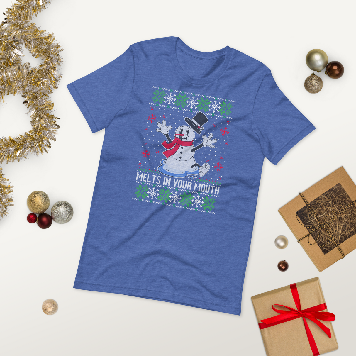 Melts In Your Mouth (Ugly Christmas)-T-Shirts-Swish Embassy