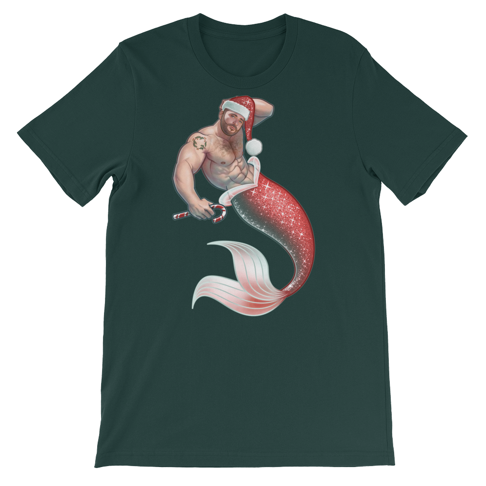 Merman Christmas-T-Shirts-Swish Embassy