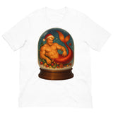 Merman in a Snow Globe-Christmas T-Shirts-Swish Embassy