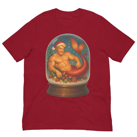 Merman in a Snow Globe-T-Shirts-Swish Embassy