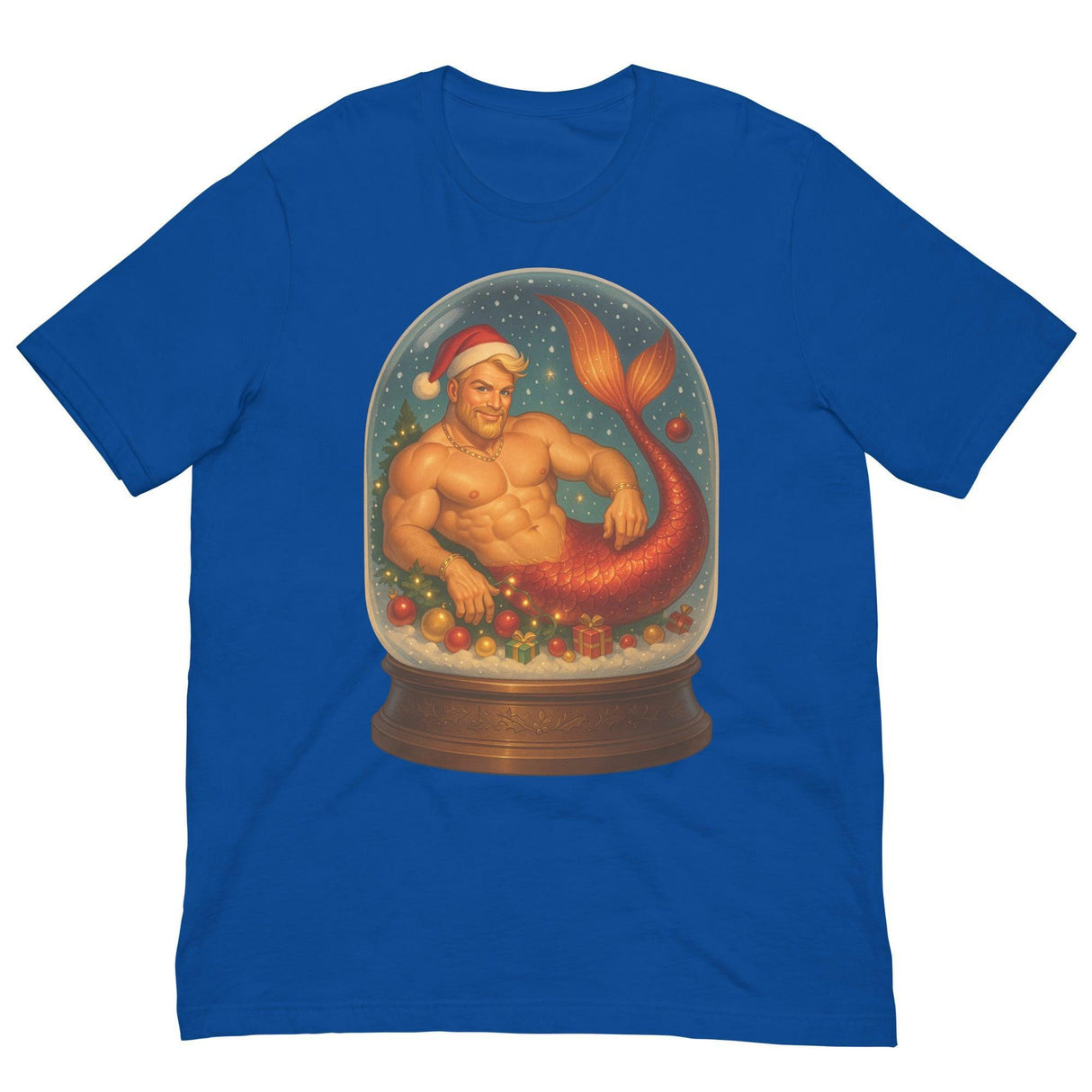 Merman in a Snow Globe-T-Shirts-Swish Embassy