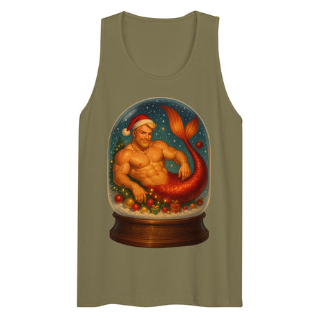 Merman in a Snow Globe (Tank top)-Tank Top-Swish Embassy