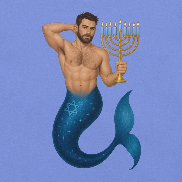 Mermenorah-Christmas T-Shirts-Swish Embassy