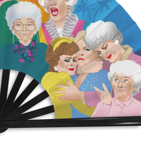 Miami is Nice (Folding Clack Fan)-Folding Fans-Swish Embassy